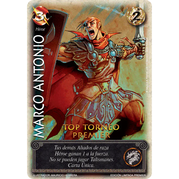 Marco Antonio EDICION LIMITADA PREMIER