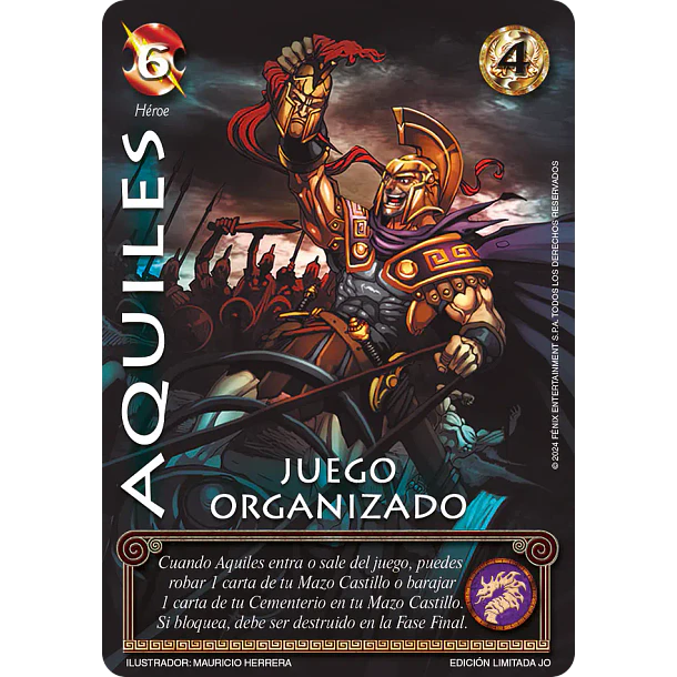 Aquiles EDICION LIMITADA JO