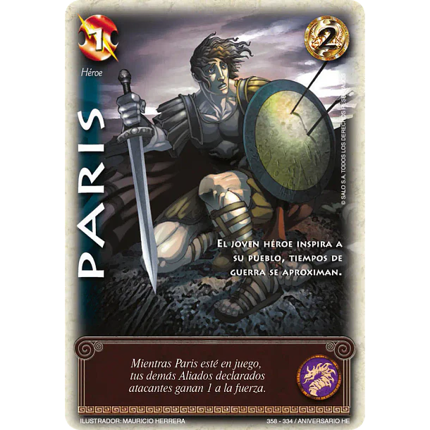 Paris ANIVERSARIO HE 358/334