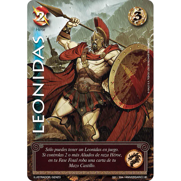 LEONIDAS ANIVERSARIO HE 021/334