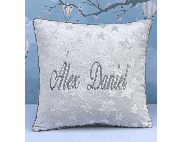 Almohada personalizada Gris