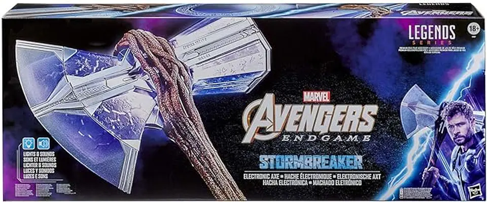 Hacha Thor StormBreaker electrónica Marvel 3