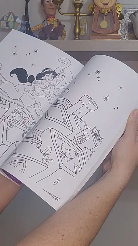 Libro mágico Aladdin. Disney Parks Japon 
