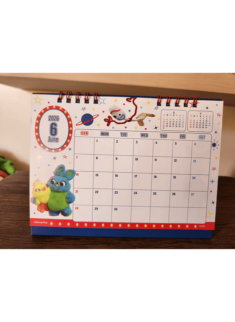 Calendario para escritorio Toy Story Japón