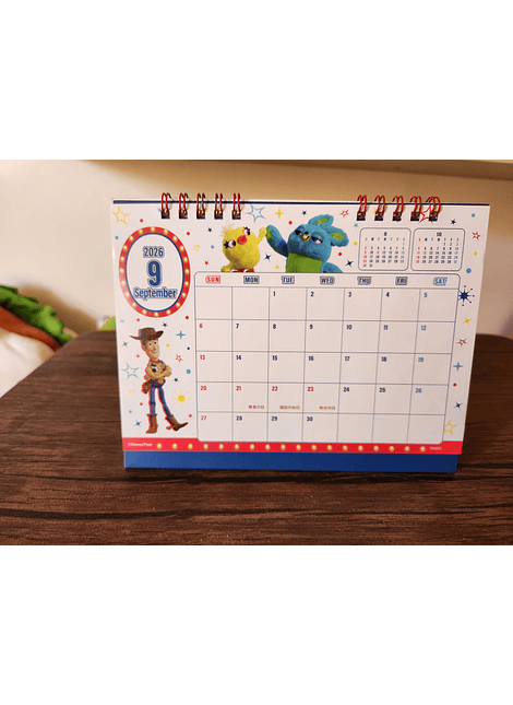 Calendario para escritorio Toy Story Japón