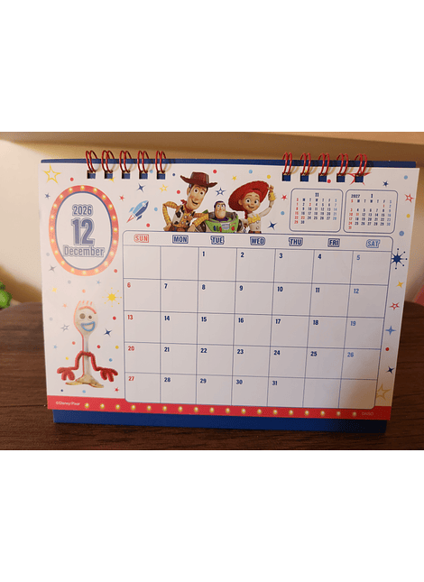 Calendario para escritorio Toy Story Japón