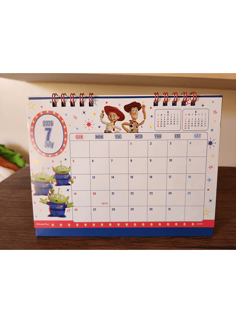 Calendario para escritorio Toy Story Japón