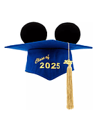 Birrete graduación Mickey 2025. Disney Parks 