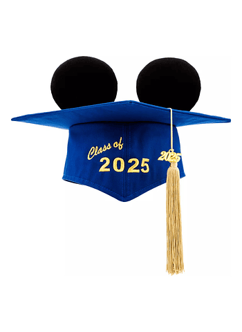 Birrete graduación Mickey 2025. Disney Parks 