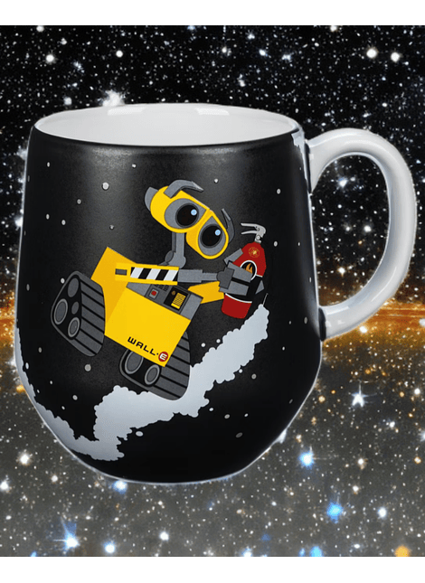Taza Wall E y Eva. Disney Parks 