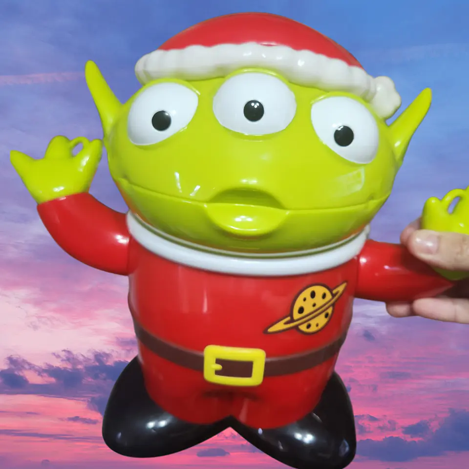 Bucket/Palomera marcianitos navidad, Toy Story. Disney parks  1