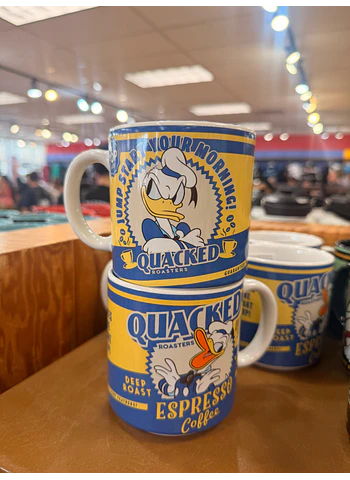 Taza retro Donald. Disney Parks 