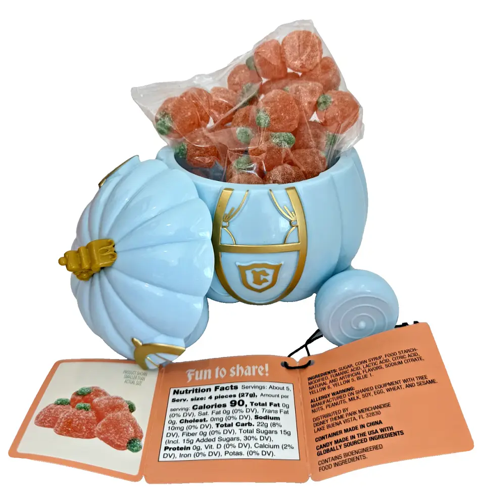 Gomitas carruaje cenicienta. Disney parks  2