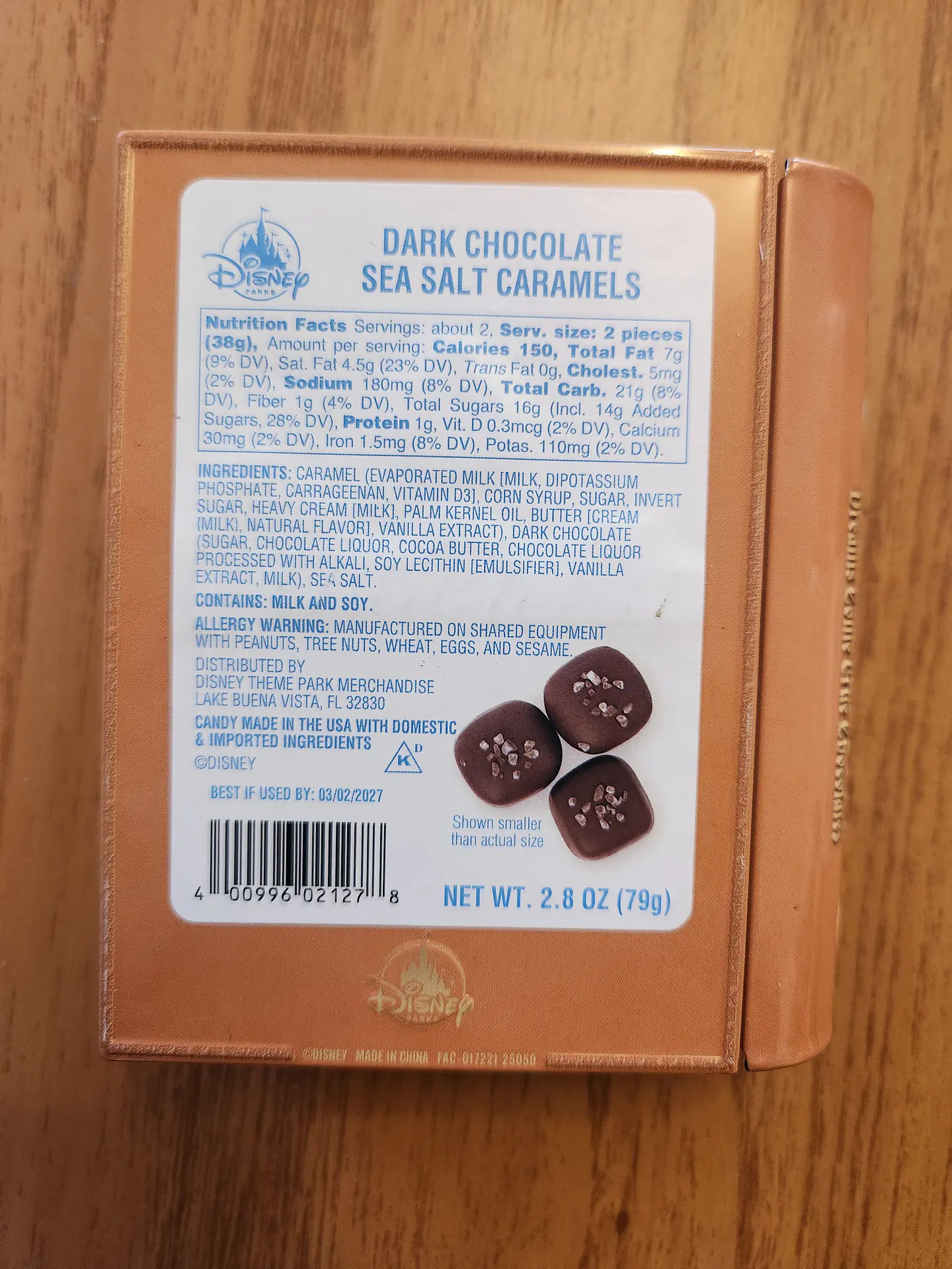 Chocolates libro cenicienta. Disney Parks 2