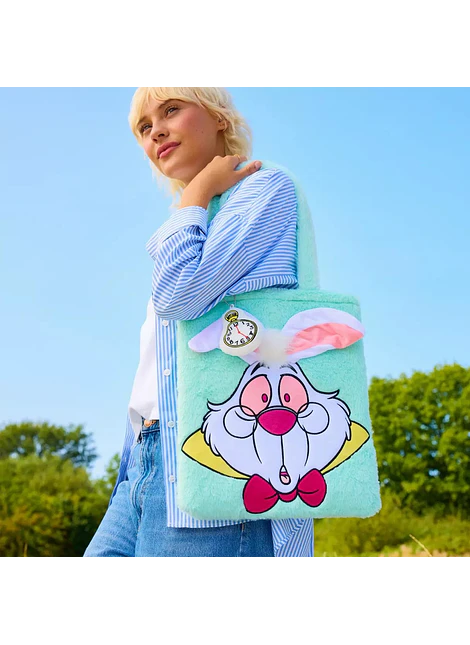 Tote Bag conejo de Alicia. Disney Parks 