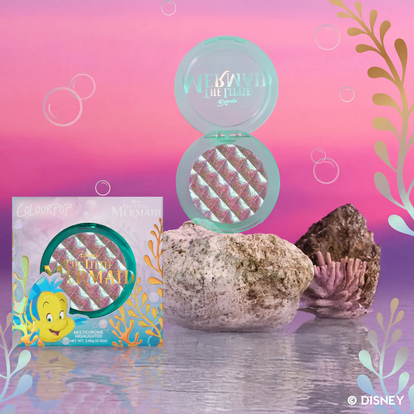 Iluminador multicromático de La Sirenita. ColourPop  2