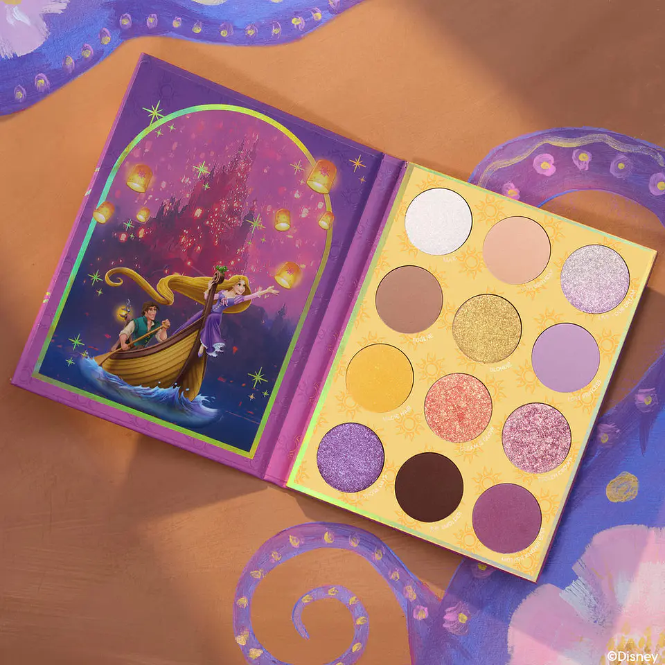 Paleta de Sombras Rapunzel. ColourPop  2