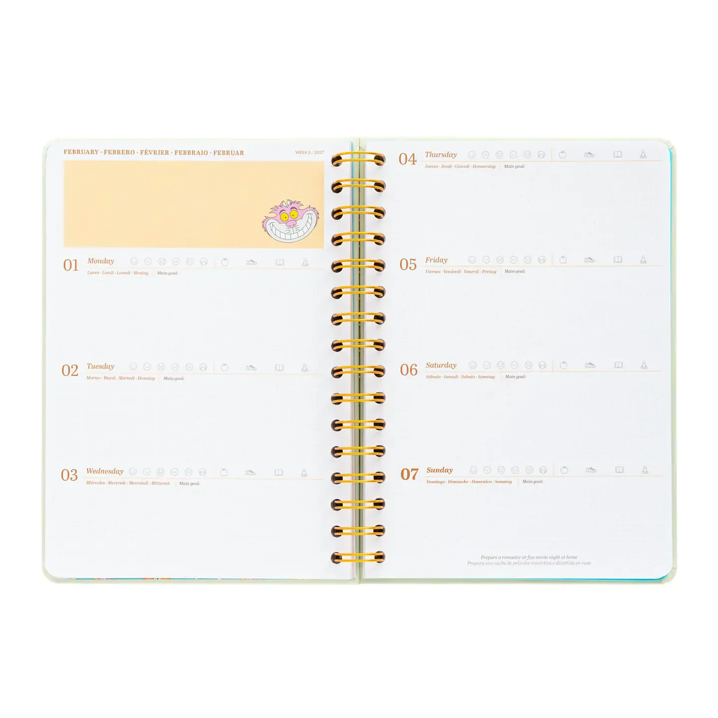 Agenda Alicia en el país de las Maravillas 4