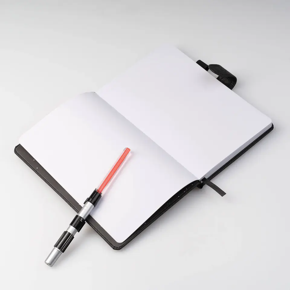 Cuaderno Darth Vader Star Wars Con Lápiz Sable De Luz 3