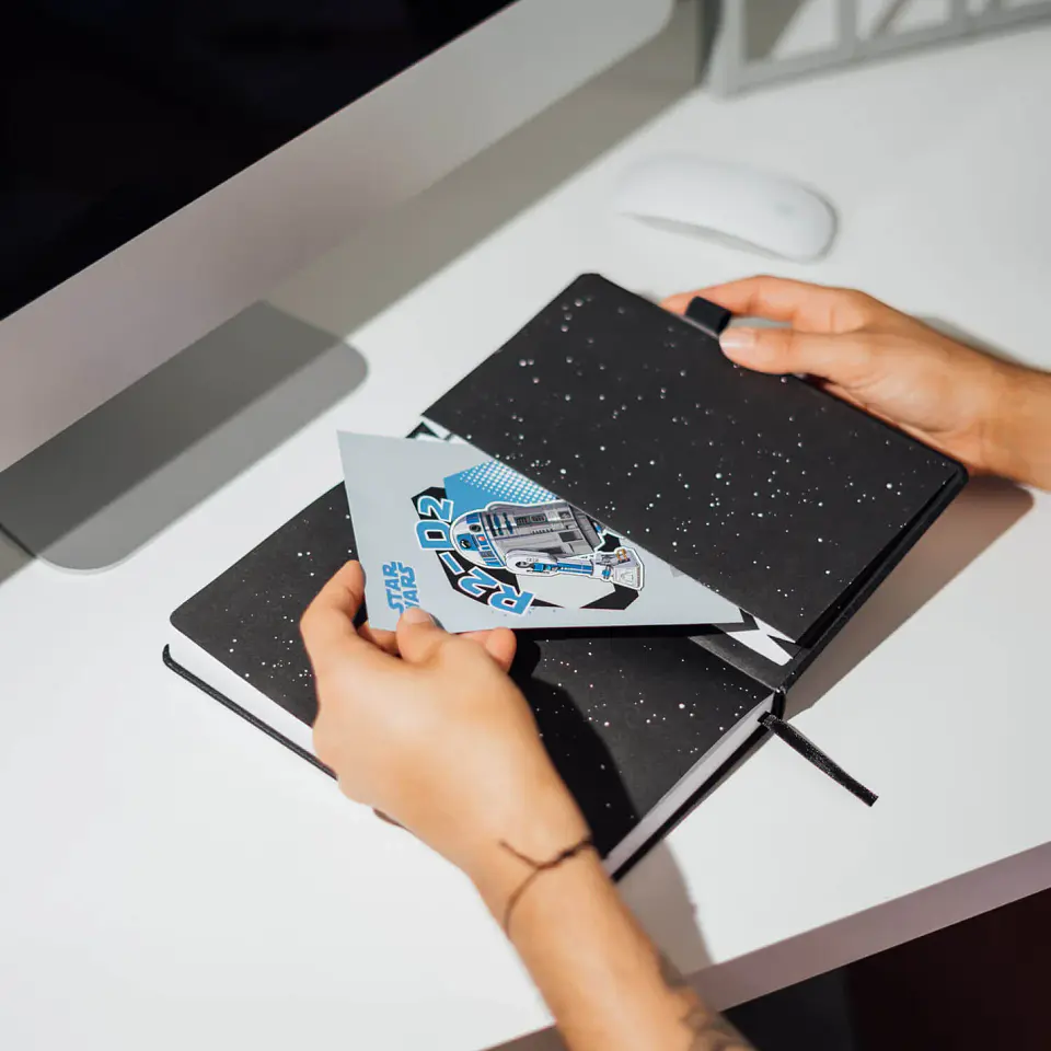Cuaderno Darth Vader Star Wars Con Lápiz Sable De Luz 7