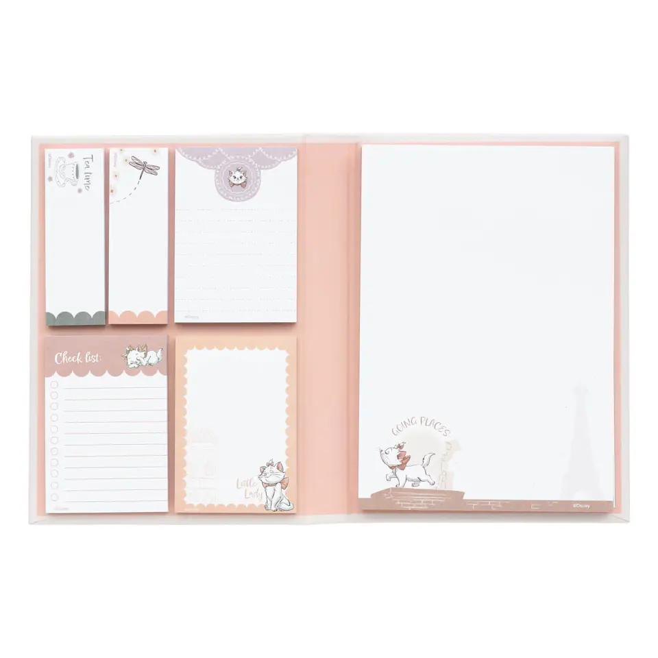 Cuaderno Notas Adhesivas Bonjour Marie Los Aristogatos Disney 1