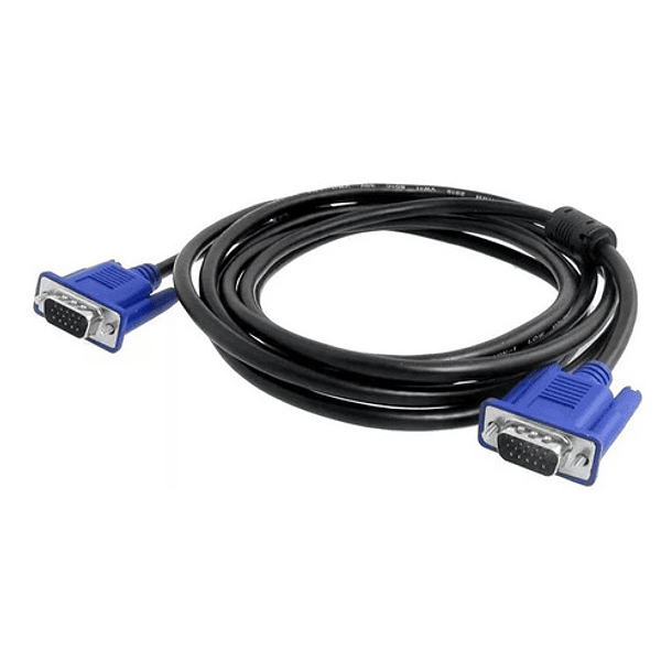 Cable Vga Largo 3 Metros Macho A Macho Monitor Pc Proyector