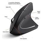 Mouse Inalámbrico Ergonometrico Vertical / Chamosstore 4