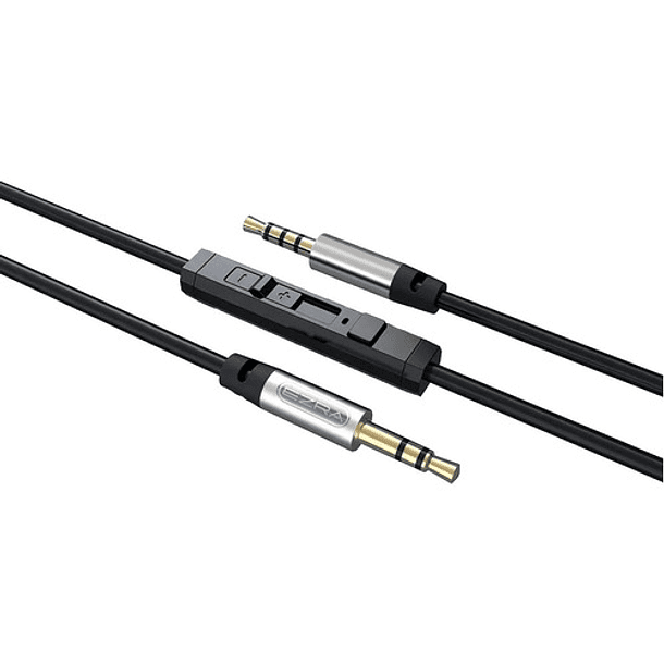 Cable Auxiliar Con Microfono Y Control De Volumen Ezra La01