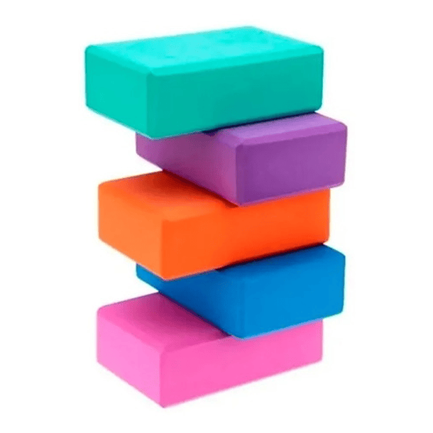 Ladrillo Cubo Bloque Para Yoga Goma Eva  Calidad Colores 6