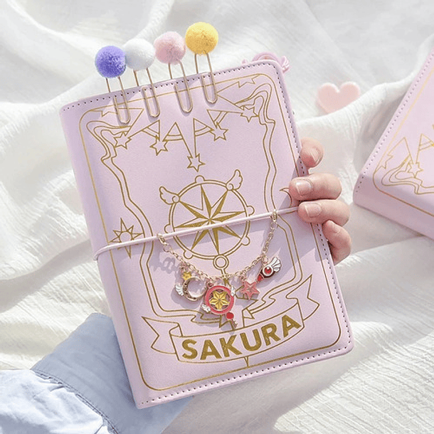 Agenda De Anime Sakura Card Captors  Con 20 Accesorios