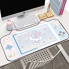 Alfombrilla Mouse Pad 90x40 Orejas De Gato Dibujos Animados 13