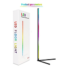 Lampara Lineal Esquina Ambiental Led Multicolor Rgb Control 2