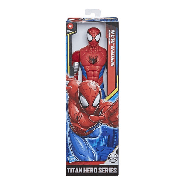 Figura De Accion Spiderman Armored Titan Hero Series 30 Cm 4