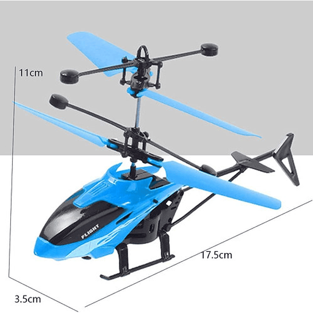 Mini Drone Helicóptero Juguete Volador Con Sensor Infrarrojo 12