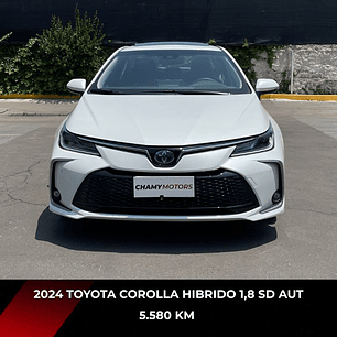 TOYOTA COROLLA HIBRIDO 1,8 SD AUT2024 