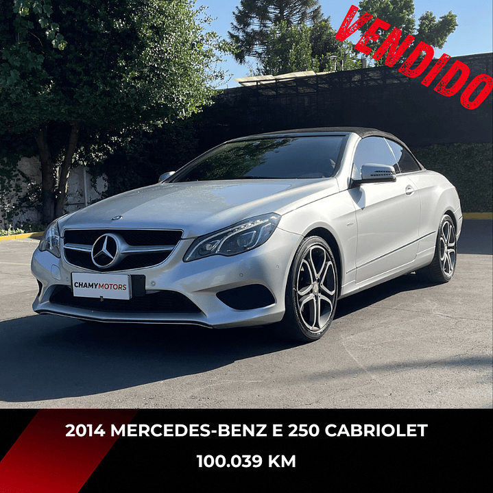 MERCEDES BENZ  E 250 CABRIOLET  2014 1