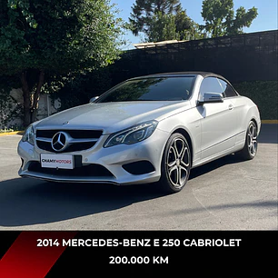 MERCEDES BENZ  E 250 CABRIOLET  2014