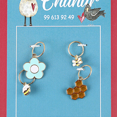 Marcadores de punto de abejitas