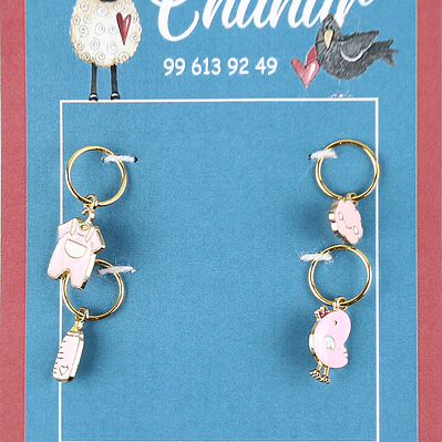 Marcadores de puntos baby girl