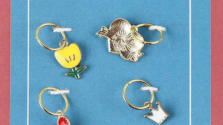 Marcadores de puntos para Mamá, flor amarilla 1