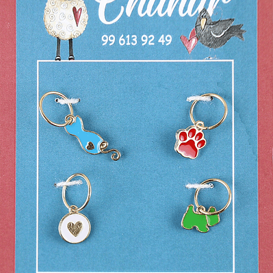 Marcadores de punto cat/dog