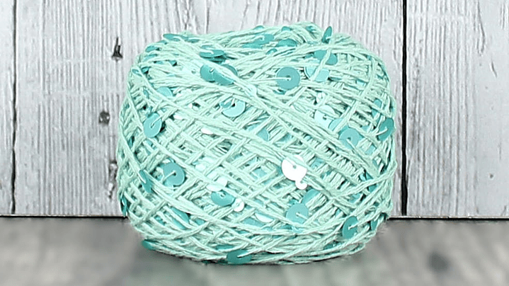 Algodon Lentejuelas Turquesa 2