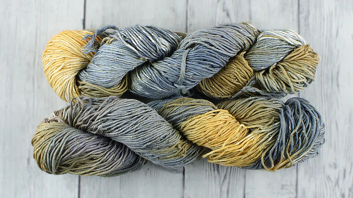 Algodon con Lurex Oro Gold 1