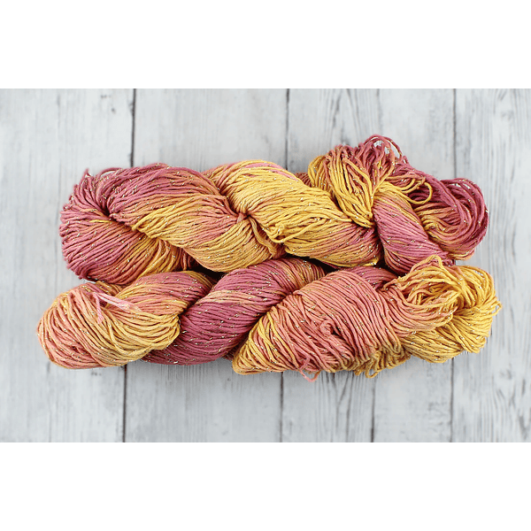 Algodón con Lurex Oro Mandarina