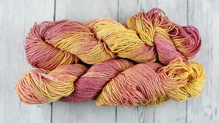 Algodón con Lurex Oro Mandarina 1