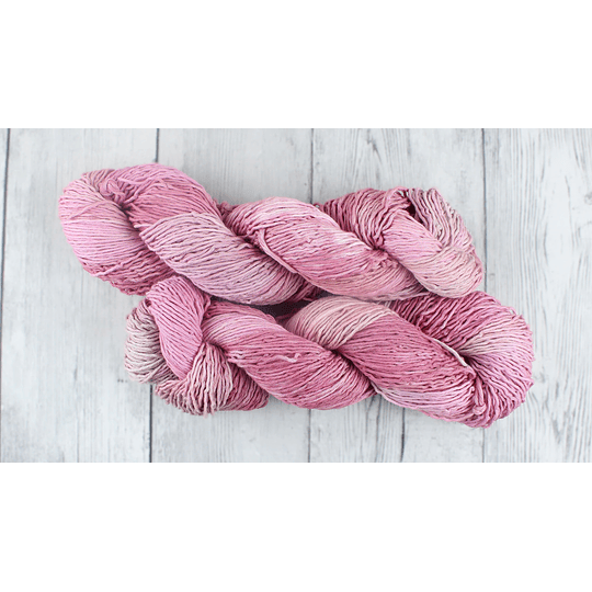 Algodón DK Flores Bordadas 