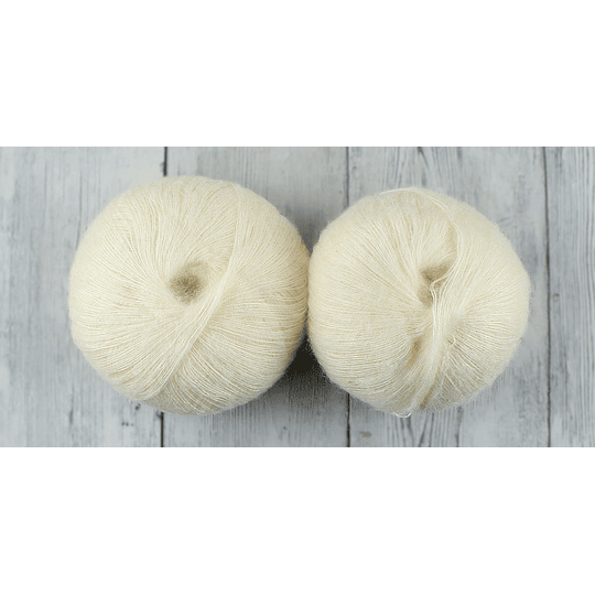 Mohair de fantasia Cru