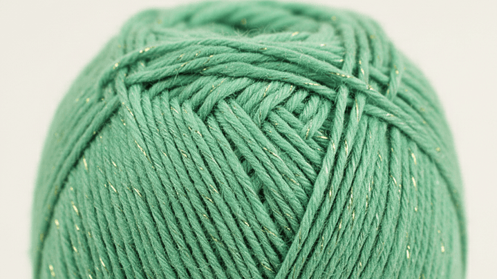 Algodon con Lurex Verde 2