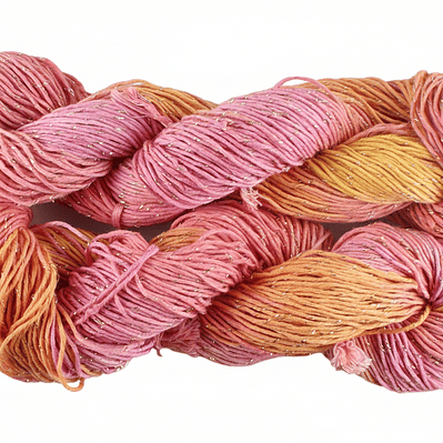 Algodón con Lurex Oro Coralina