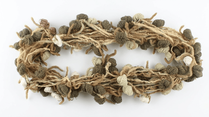 Lana Artística Flores Moka - Hilado Texturado de Autor (50g) 1